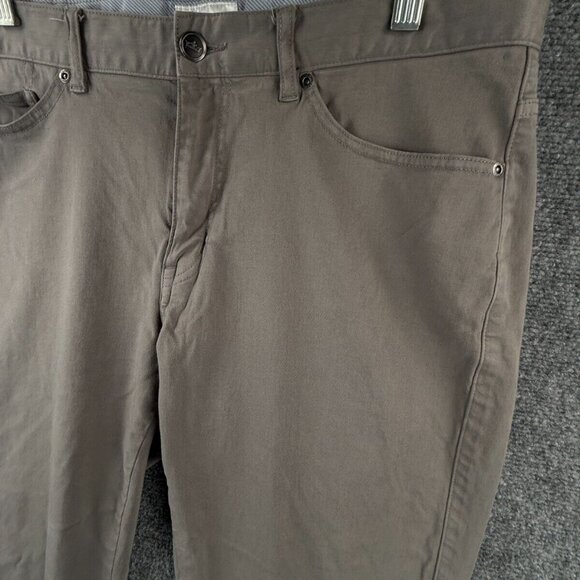 Peter Millar Pants Men Gray Size 35 Golf Cotton Modal Spandex Stretch Active - Picture 3 of 16